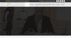 Desktop Screenshot of advokatibeograd.com